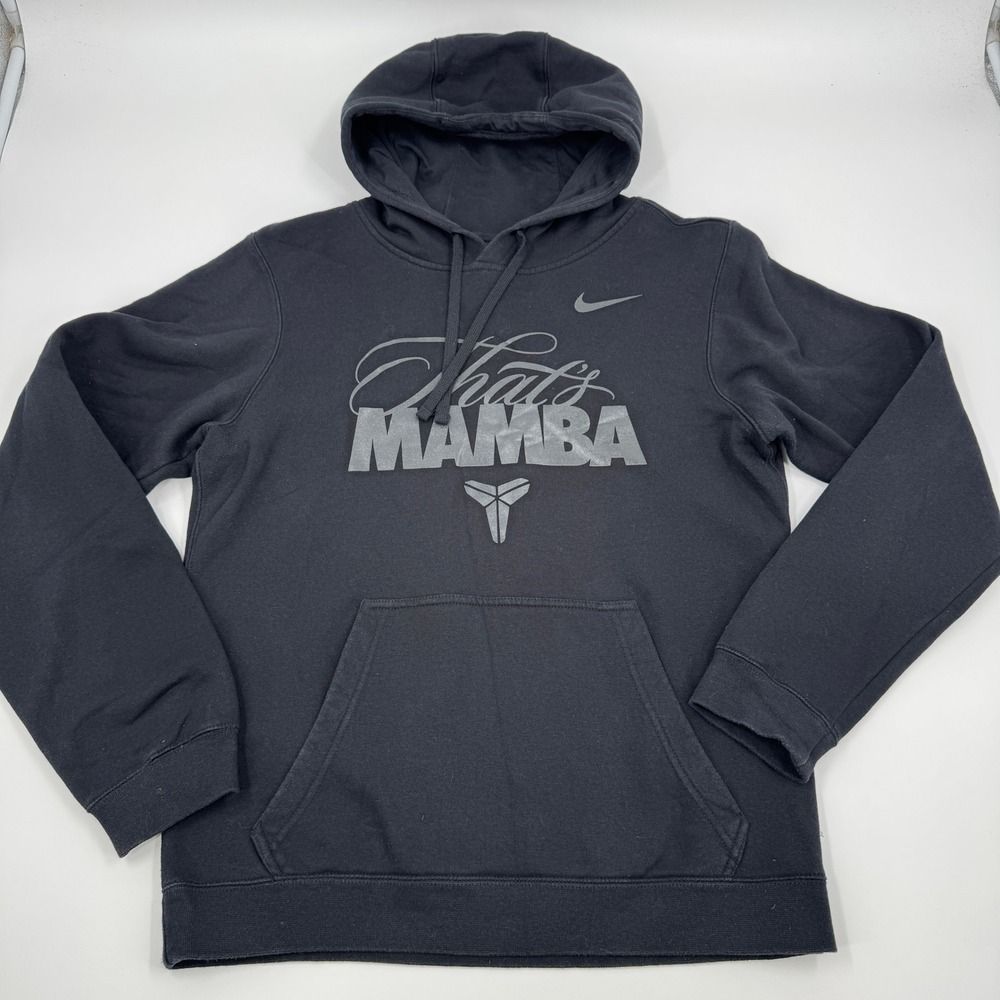 Nike Kobe Bryant Thats Mamba Hoodie Black CT1778-010 Mens Small